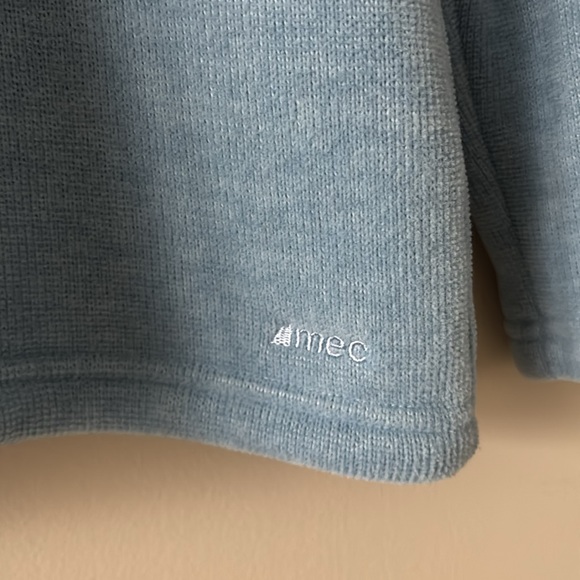 Mountain Equipment Polartek Co-Op Soft Zip T-Neck Light Blue Pullover Fleece - Picture 6 of 10